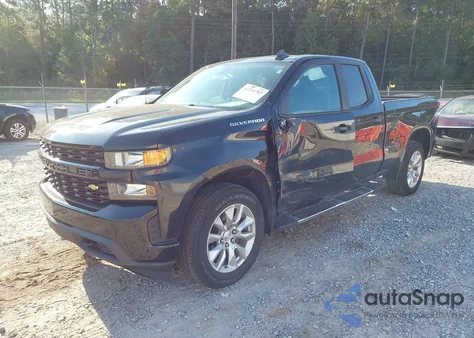 2019 Chevrolet Silverado 1500 Custom из США, поврежденный, VIN 1GCRWBEH1KZ402737